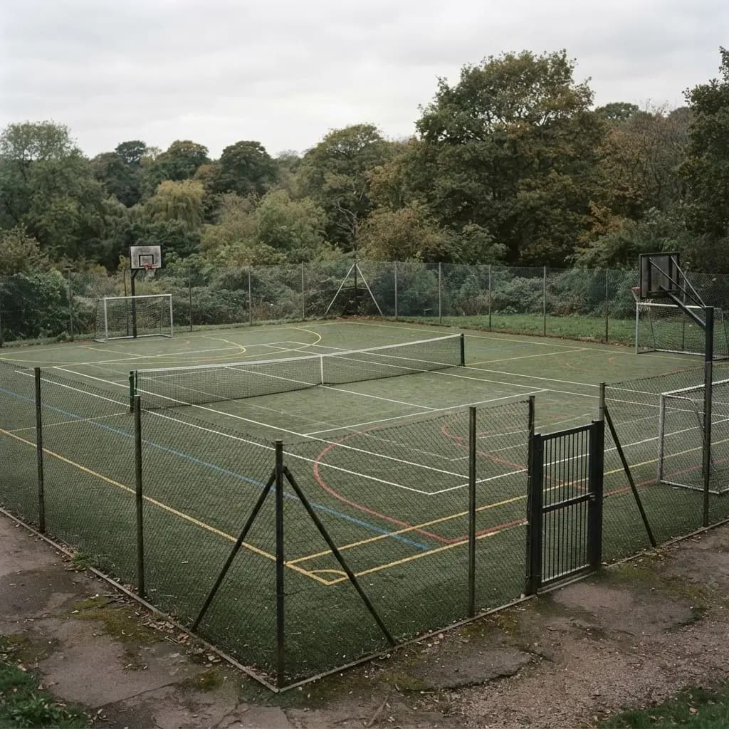 SWS-5100 installed on a sports playing surface
